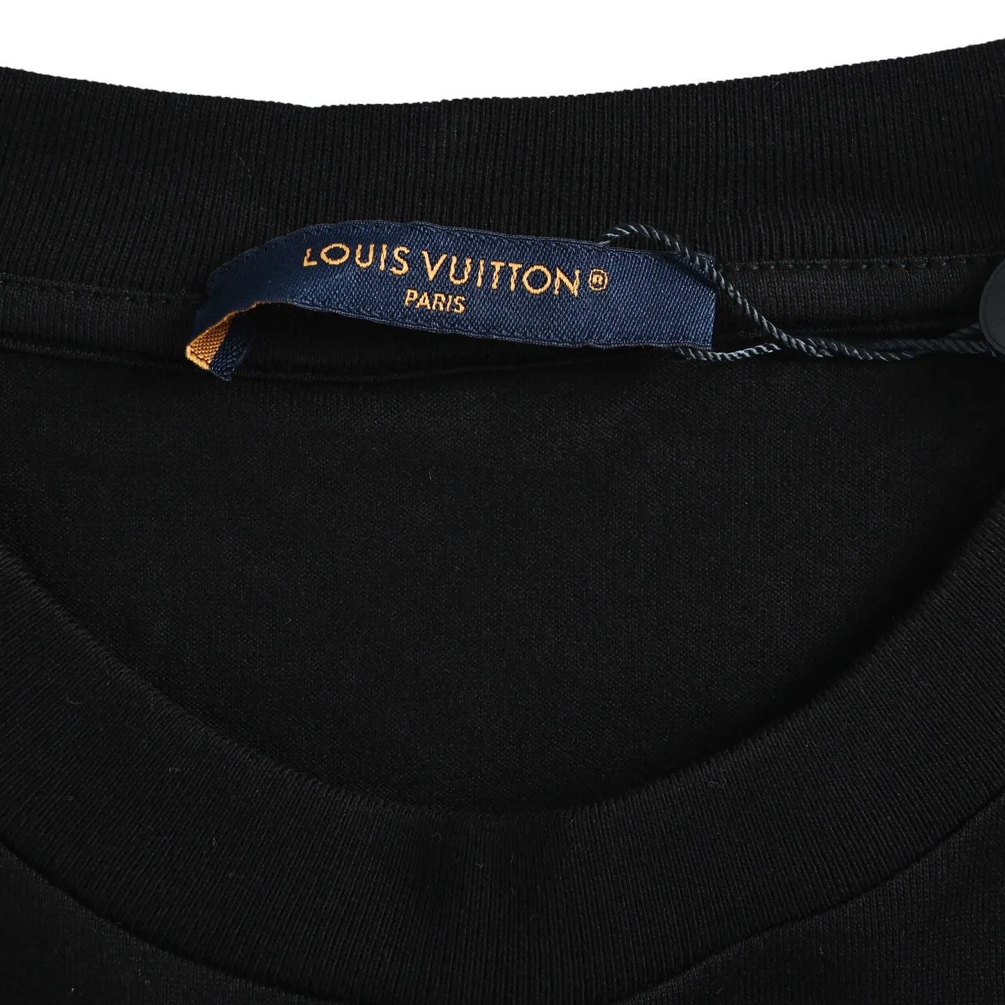 Louis Vuitton/Louis Vuitton three-dimensional embossed splicing short sleeves